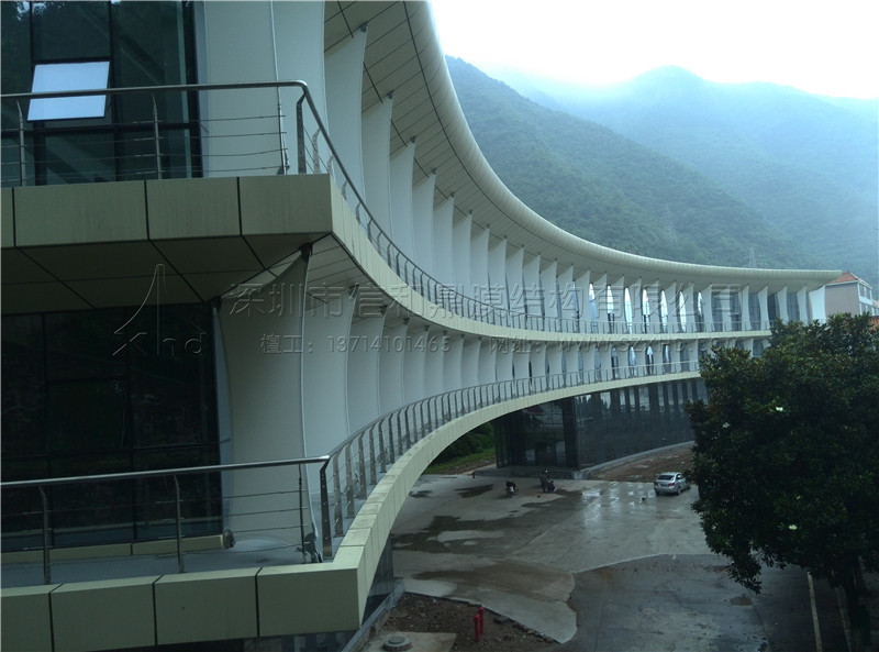 湖南省双牌水电站防汛调度中心张拉膜结构工程